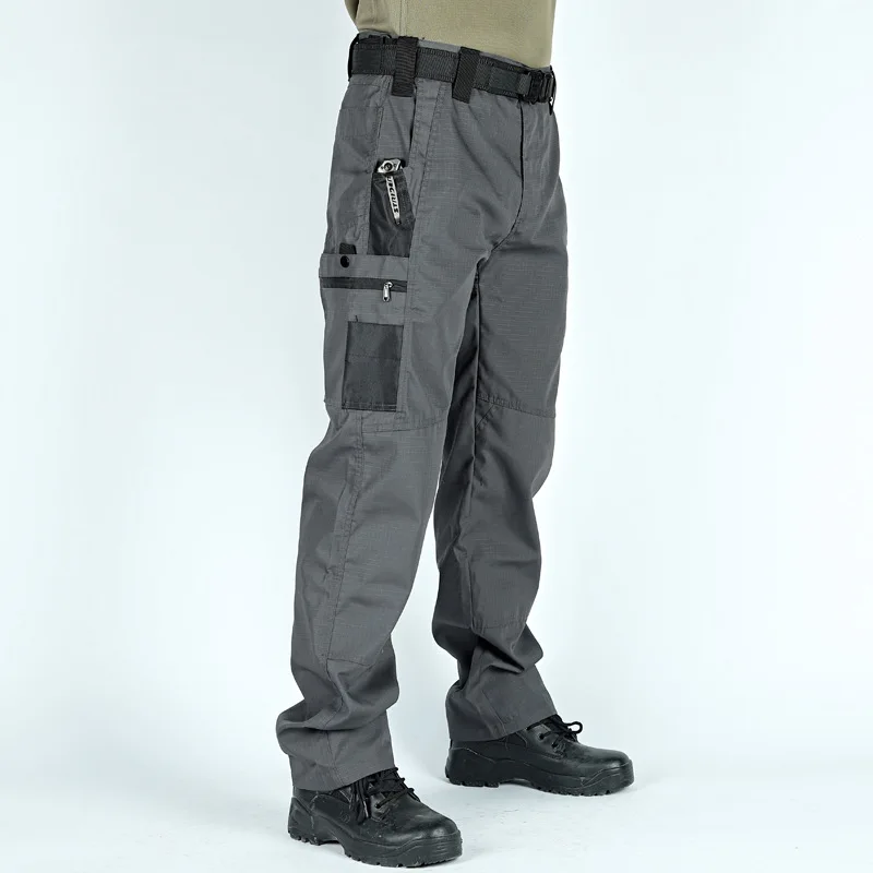 Pantalones tácticos informales, pantalones Cargo para hombre, pantalones militares con múltiples bolsillos para hombre, pantalones de senderismo al aire libre, monos resistentes al desgaste, nuevo - imagen 2
