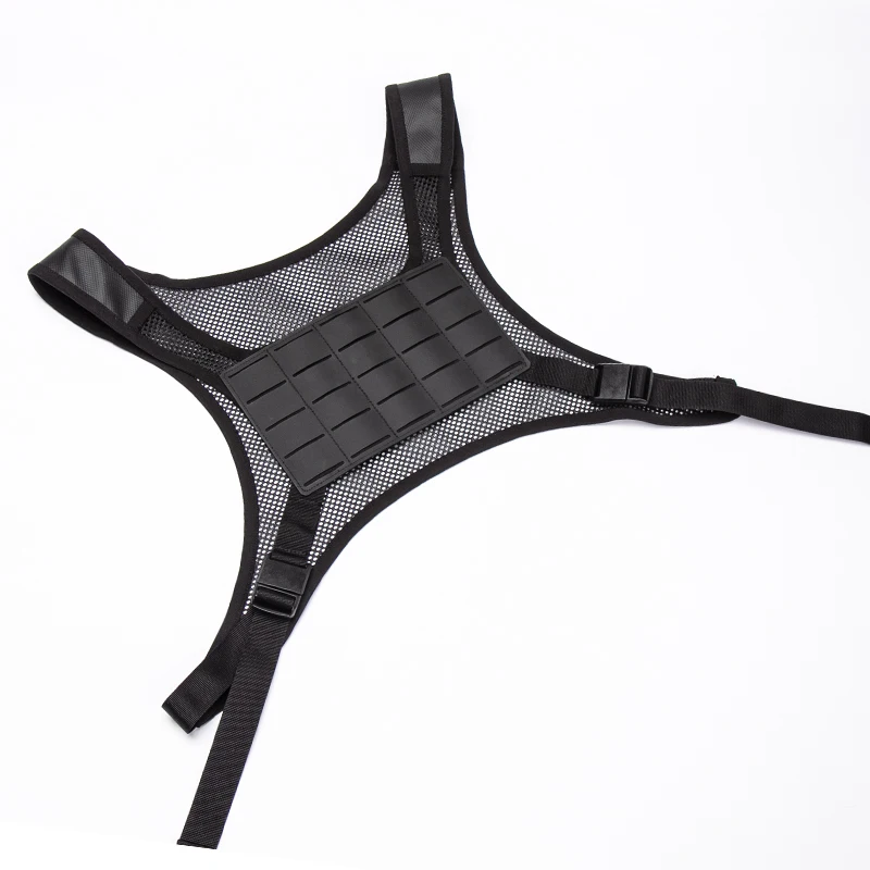 Chaleco colgante de pecho Molle para hombre y mujer, paquete de pecho para correr, tácticas al aire libre - imagen 5