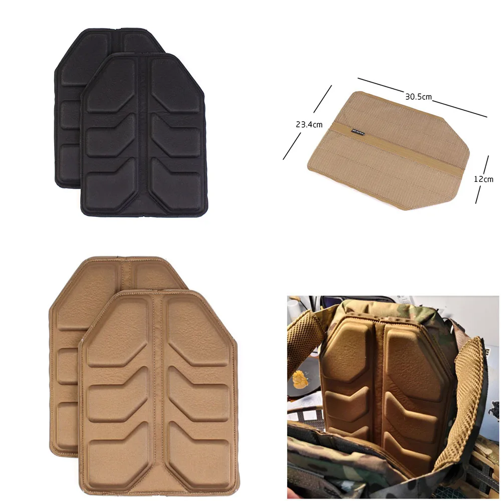 Chaleco táctico con almohadillas de esponja transpirables, portador de placas faciales compatibles con chaleco 6094 G3 V2 para deportes y Fitness, 2 uds. - imagen 4