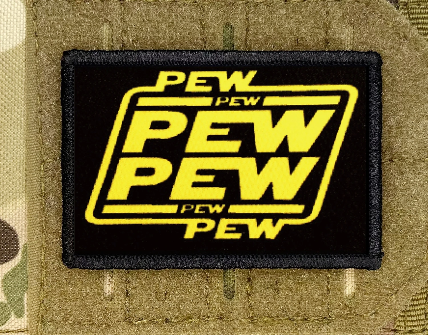 Parches de insignia de moral Pew, brazalete táctico, pegatinas impresas de gancho y bucle, mochila - imagen 4