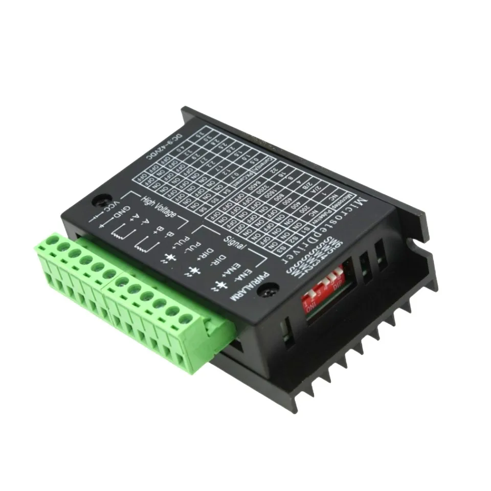 Controlador de Motor paso a paso TB6600 23 Nema 34 42/57/86 Nema17 4A DC9-40V 1 eje Motor paso a paso máquina de grabado CNC