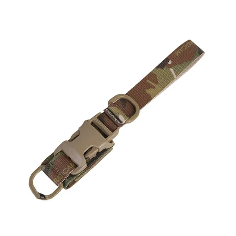 Emersongear llavero caza al aire libre senderismo táctico EDC herramienta de supervivencia llavero plástico D-ring hebilla regulación correas EM8897 - imagen 2
