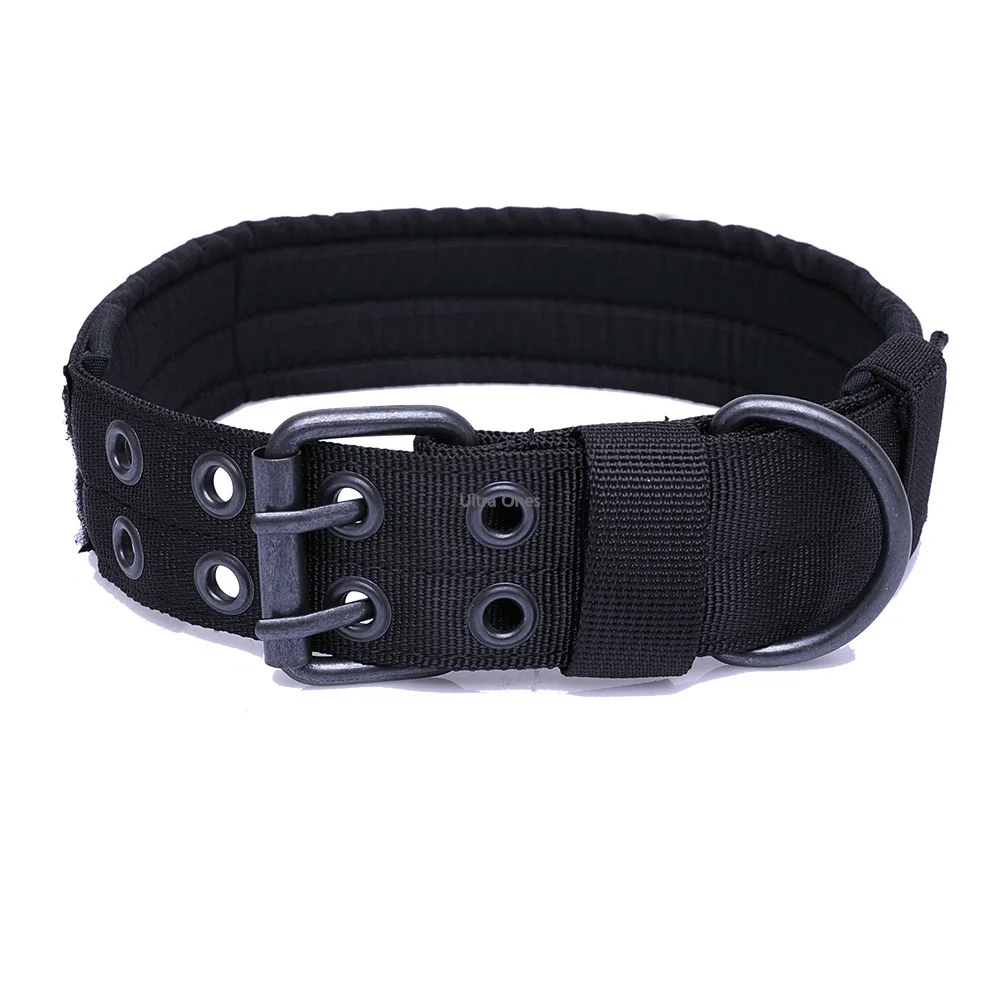 Collar táctico de entrenamiento militar para perros, correa de Airsoft Cs para caza, caminar, senderismo, Collar ajustable para mascotas, Collar para perros de Paintball - imagen 3