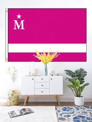 FLAGLINK 90x150cm Queque de Vida Moderna Moderdonia Bandera Para Decoración