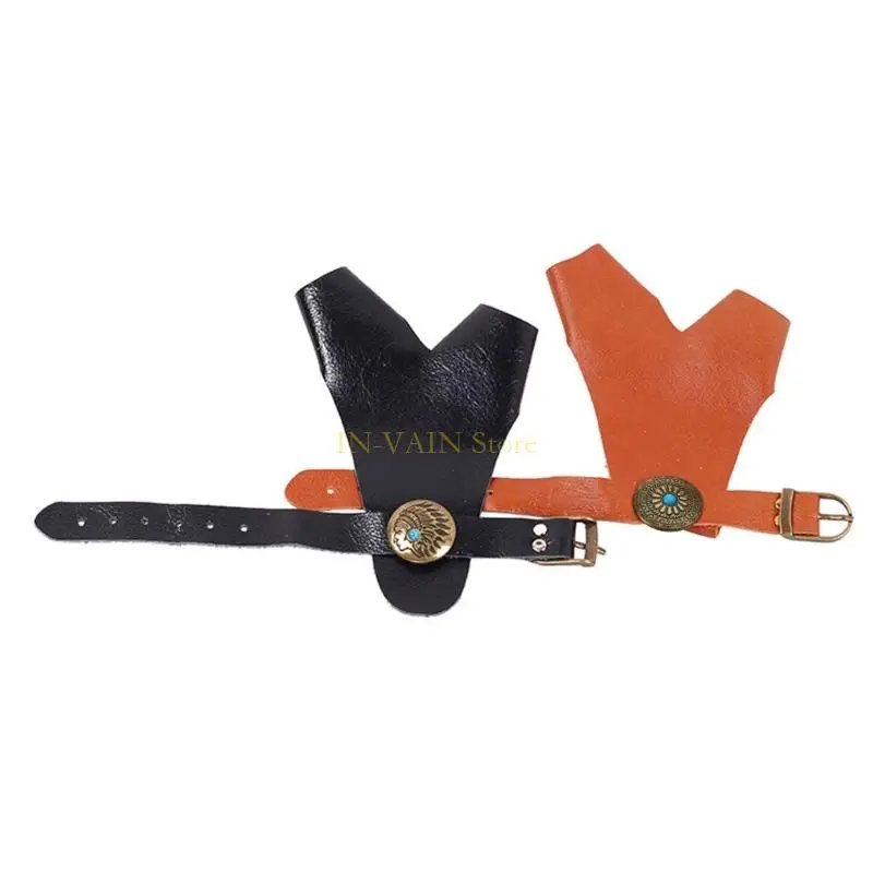 Protector mano M5TC piel sintética para arco recurvo