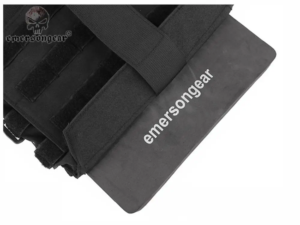 EmersonGear Chaleco Táctico EVA con Placa Ficticia Negra - imagen 5