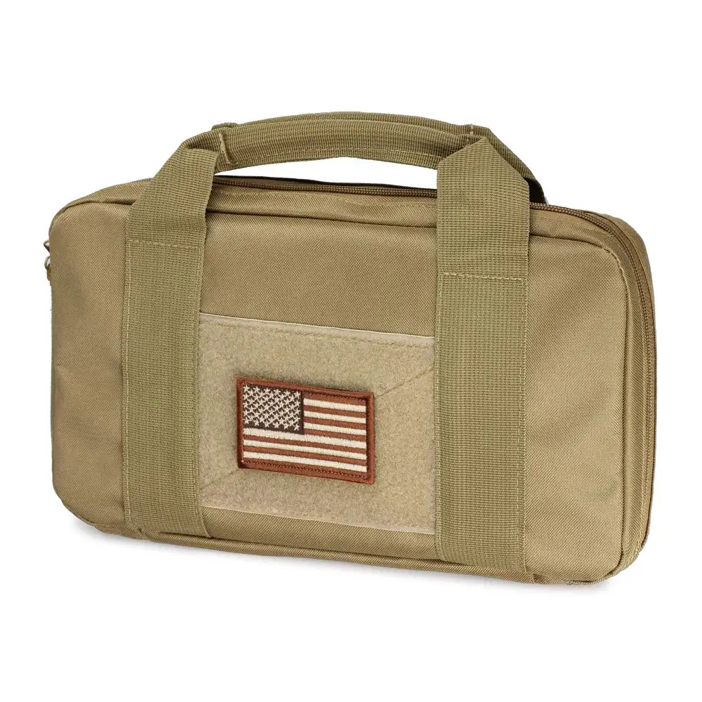 Estuche blando para pistola táctica, bolsa de pistola táctica portátil, bolsa de rango para pistola y munición, bolsa para disparar - imagen 3