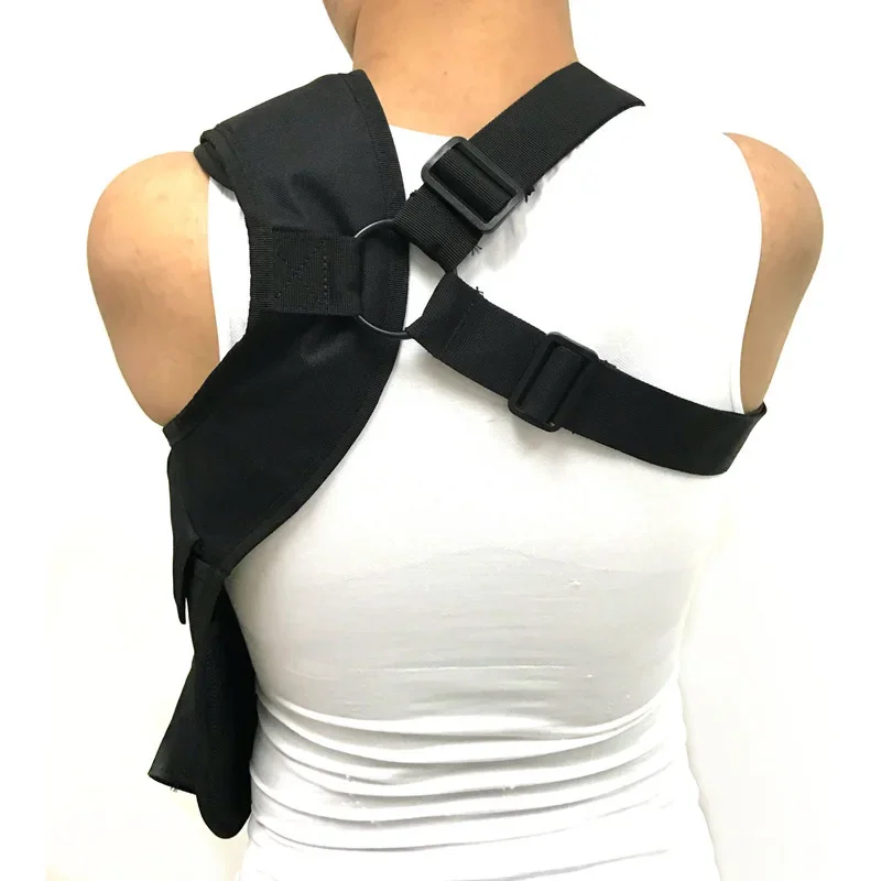 Funda táctica para pistola, bolsa de transporte Universal para pistola de mano derecha, funda de hombro oculta para Glock 17 19 con bolsa para revistas - imagen 3