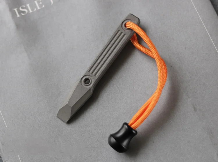 Equipo de aleación de titanio EDC multifunción, destornillador pequeño, palanca, cuerda de paraguas, herramienta de elevador de uñas, bricolaje - imagen 3