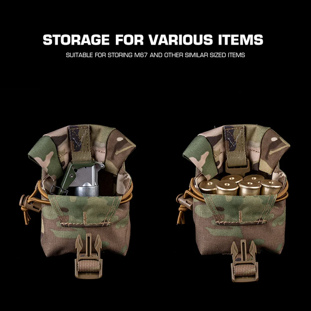 Bolsa táctica multiusos M67 Frag, bolsa de herramientas MOLLE, bolsa de almacenamiento para cinturón, accesorios de caza al aire libre - imagen 5