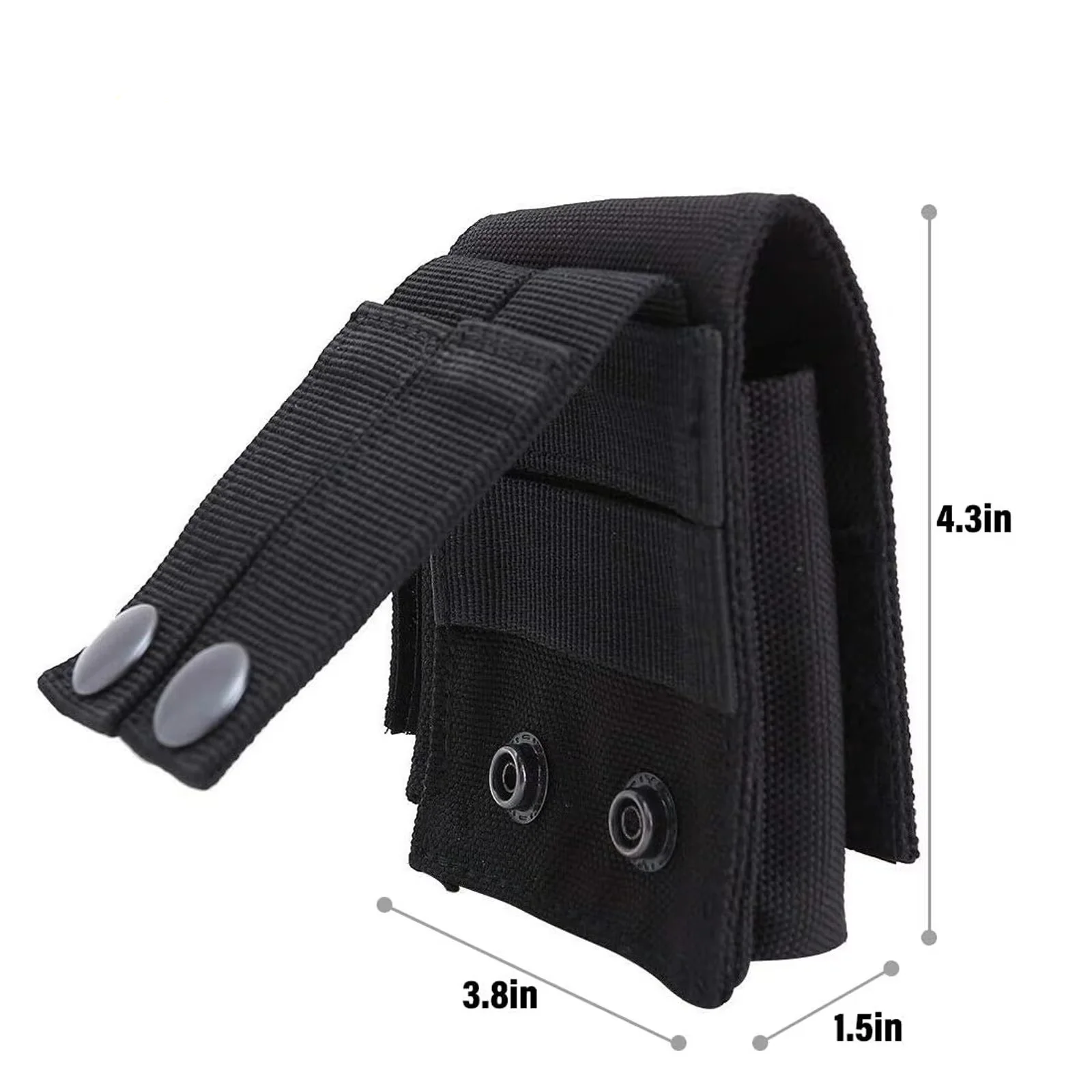 Bolsa táctica pequeña, bolsas compactas para cigarrillos Molle, bolsa de almacenamiento para encendedor de batería EDC, ranura para encendedor, Mini paquete de cintura para cigarros - imagen 4