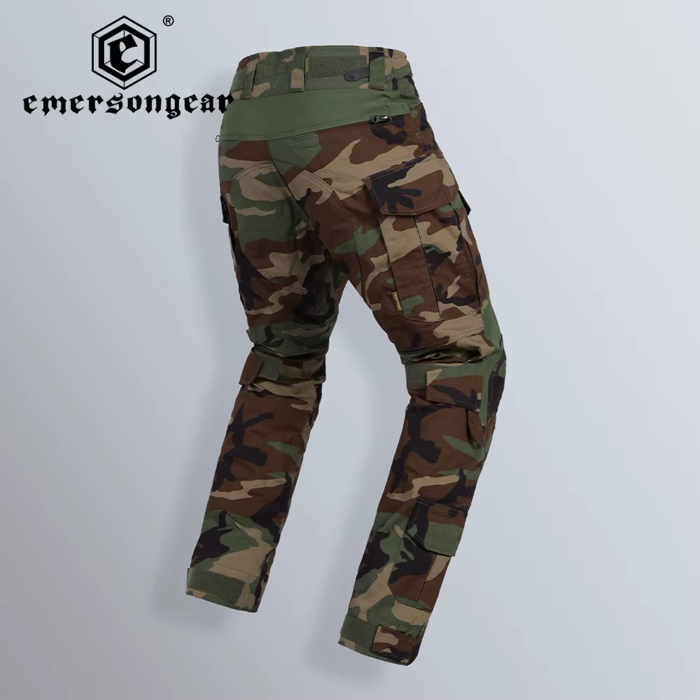 EMERSONGEAR-pantalones de combate para caza, pantalón táctico de combate para Airsoft Emerson G3, uniforme BDU Airsoft, Woodland - imagen 4