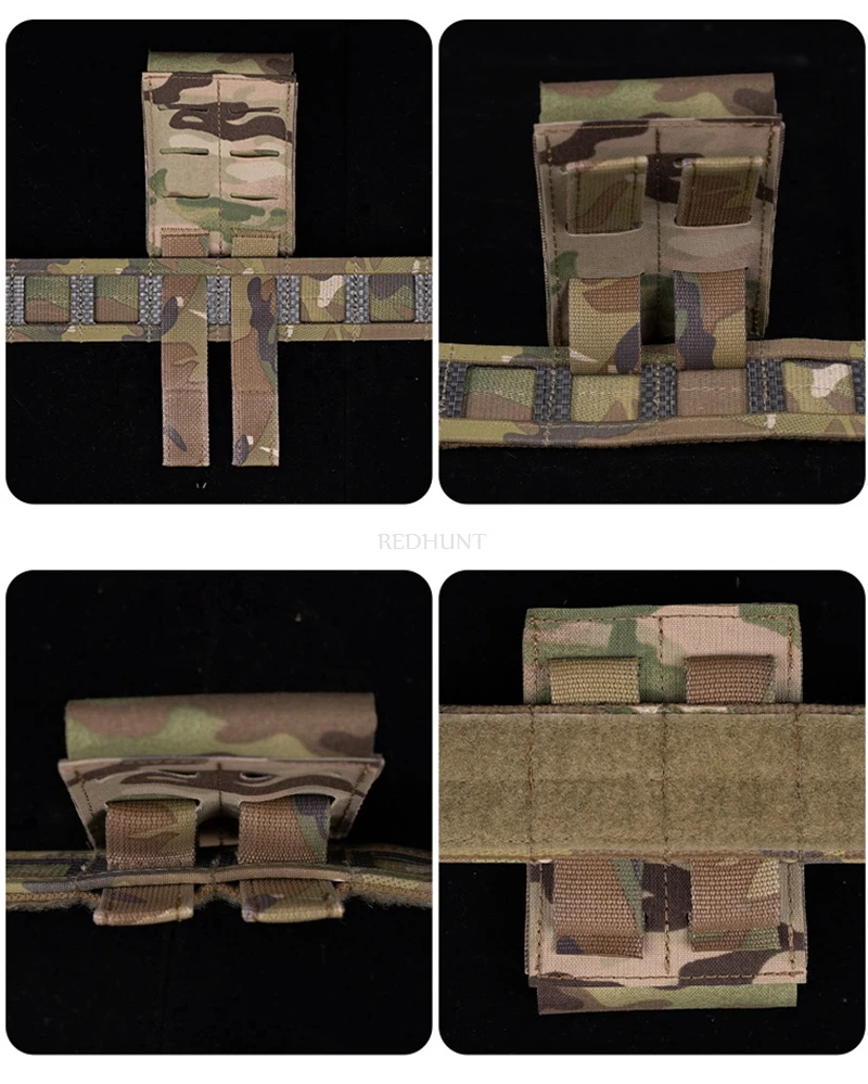 Portacargador MOLLE individual para AR15 AK47 caza y combate - imagen 5