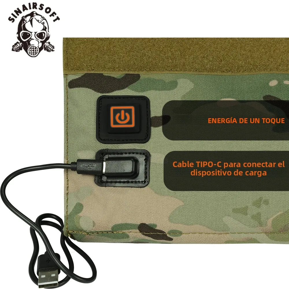 SINAIRSOFT-bolsa táctica para calentador de revistas, multifuncional, IPSC, para caza al aire libre, bolsa de alimentación USB, ajustable, M4, 9mm, equipo Airsoft - imagen 5
