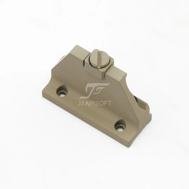 Soporte de riel compensado JJ Airsoft KAC para T1 / T-1 / T2 / T-2 / TARGET TR02 Red Dot (negro/bronceado) - imagen 5