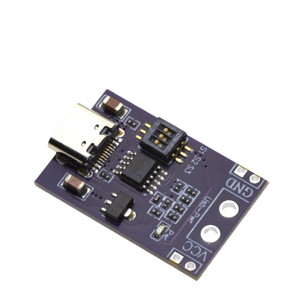 Tipo-C QC AFC PD2.0 PD3.0 a DC Spoof Scam gatillo de carga rápida Detector de pollicación USB-PD módulo de placa de cambio de fuente de alimentación para portátil - imagen 4