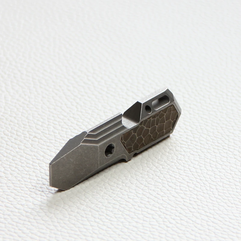 Mini Tc21-destornillador multifuncional de aleación de titanio, herramienta Edc hecha a mano, de latón, para lavado de piedra - imagen 4