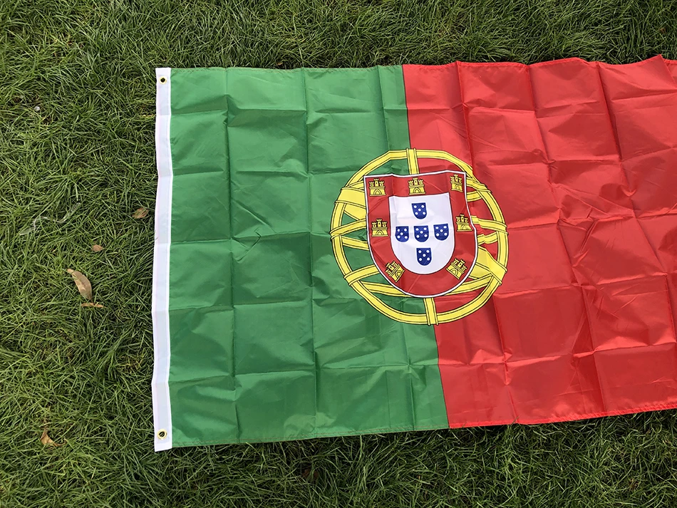Bandera portugal SKY FLAG, 3 pies x 5 pies, 90x150cm, bandera portugal colgante, bandera estándar de poliéster, decoración del hogar para interiores y exteriores - imagen 3