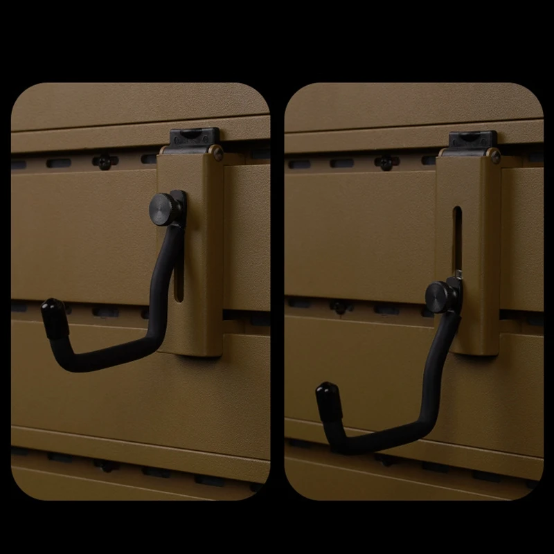 2pcs/5pcs Tactical Wall Display Board Hooks for Helmet Vest Belt Display Rack Plate Carrier Hanger Heavy-Duty Steel Hooks - imagen 4