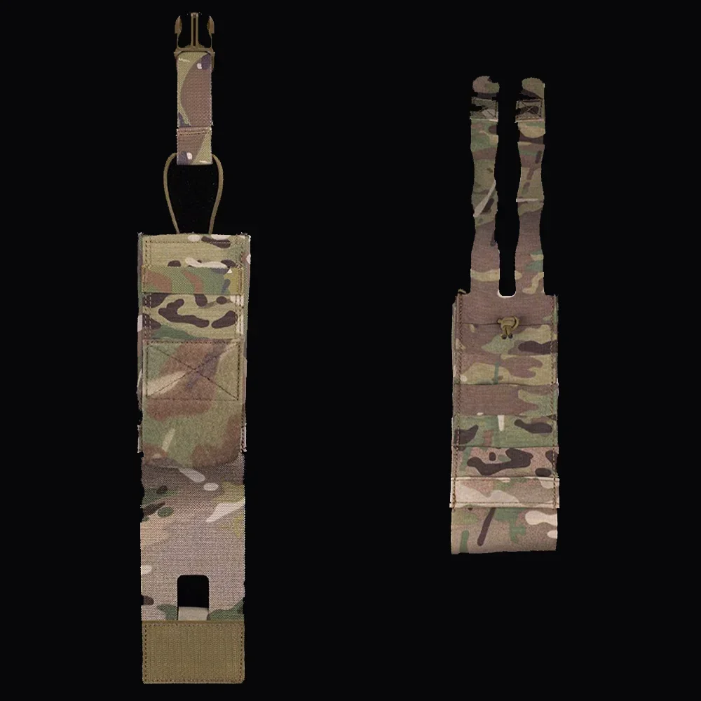 Bolsa para Walkie Talkie de Radio de caza MPU5 PRC163 152 148 bolsas tácticas Molle universales ligeras bolsa para interfono para Airsoft - imagen 5