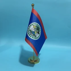 Bandera de escritorio Belice – Poliéster para despacho