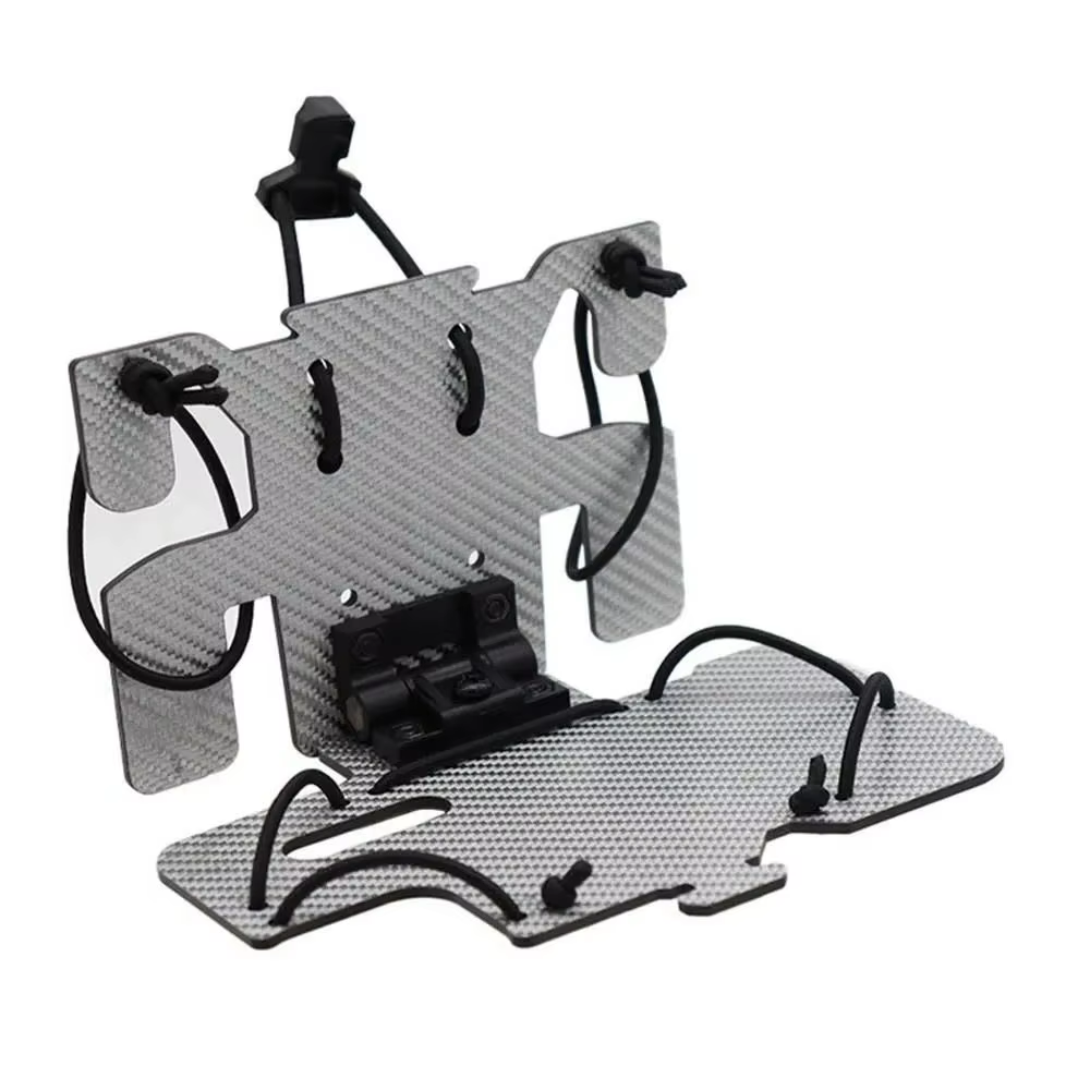 Mesa táctica plegable fibra de carbono con soporte móvil y MOLLE - imagen 4