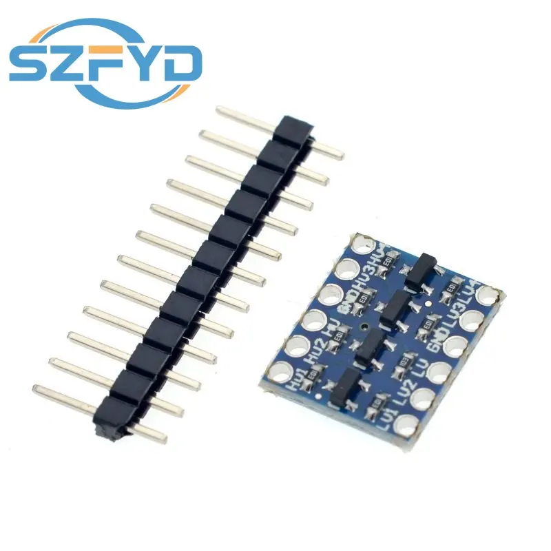 10 Uds. Módulo bidireccional convertidor de nivel lógico IIC I2C de 4 canales 5V a 3,3 V - imagen 2