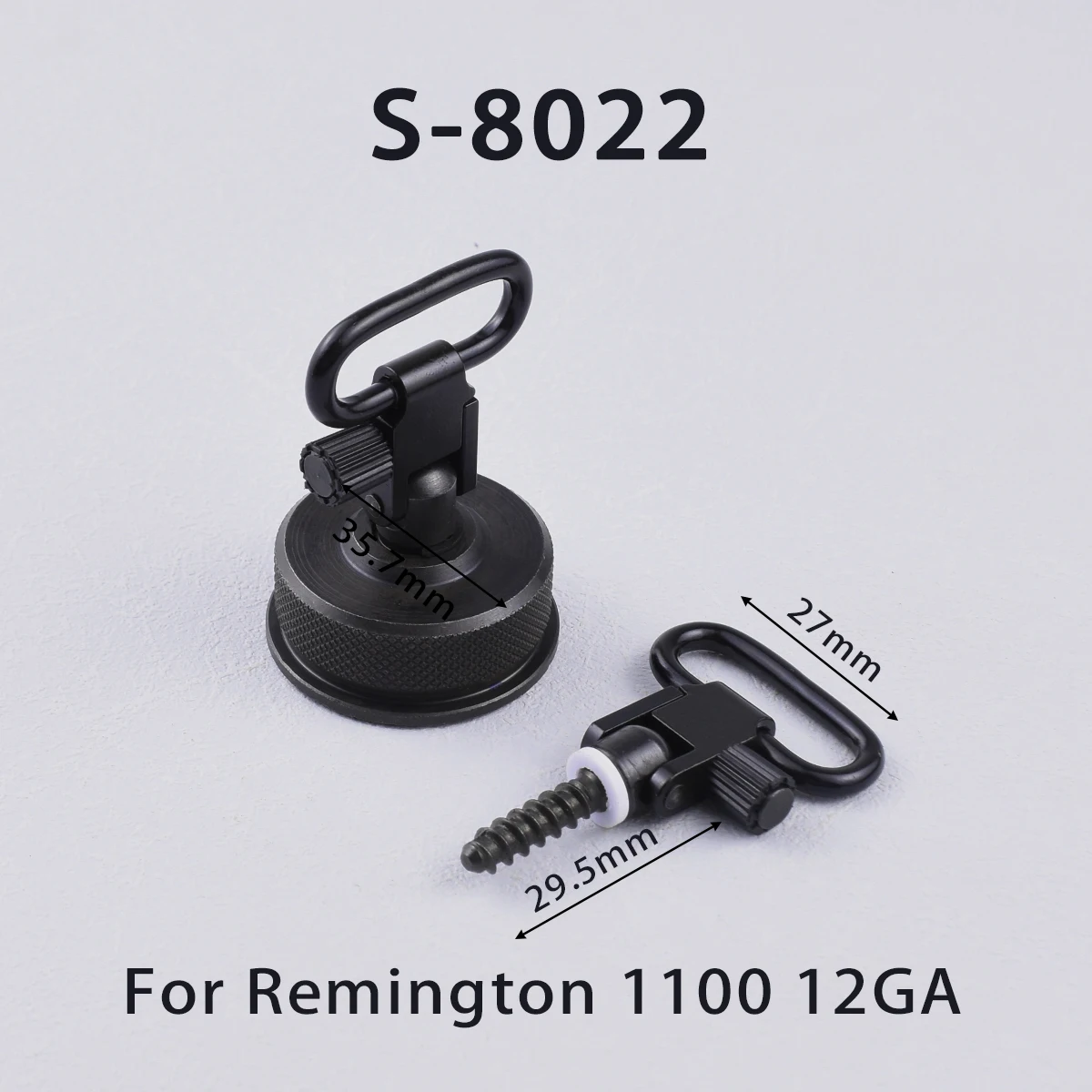 Juego de adaptadores giratorios de eslinga desmontable rápido de Metal táctico Mossberg 500 Remington 870 1100 para Rifle Shotgun Express 20GA 12GA - imagen 4