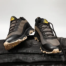 HIKEUP zapatillas de senderismo antideslizantes para hombre y mujer