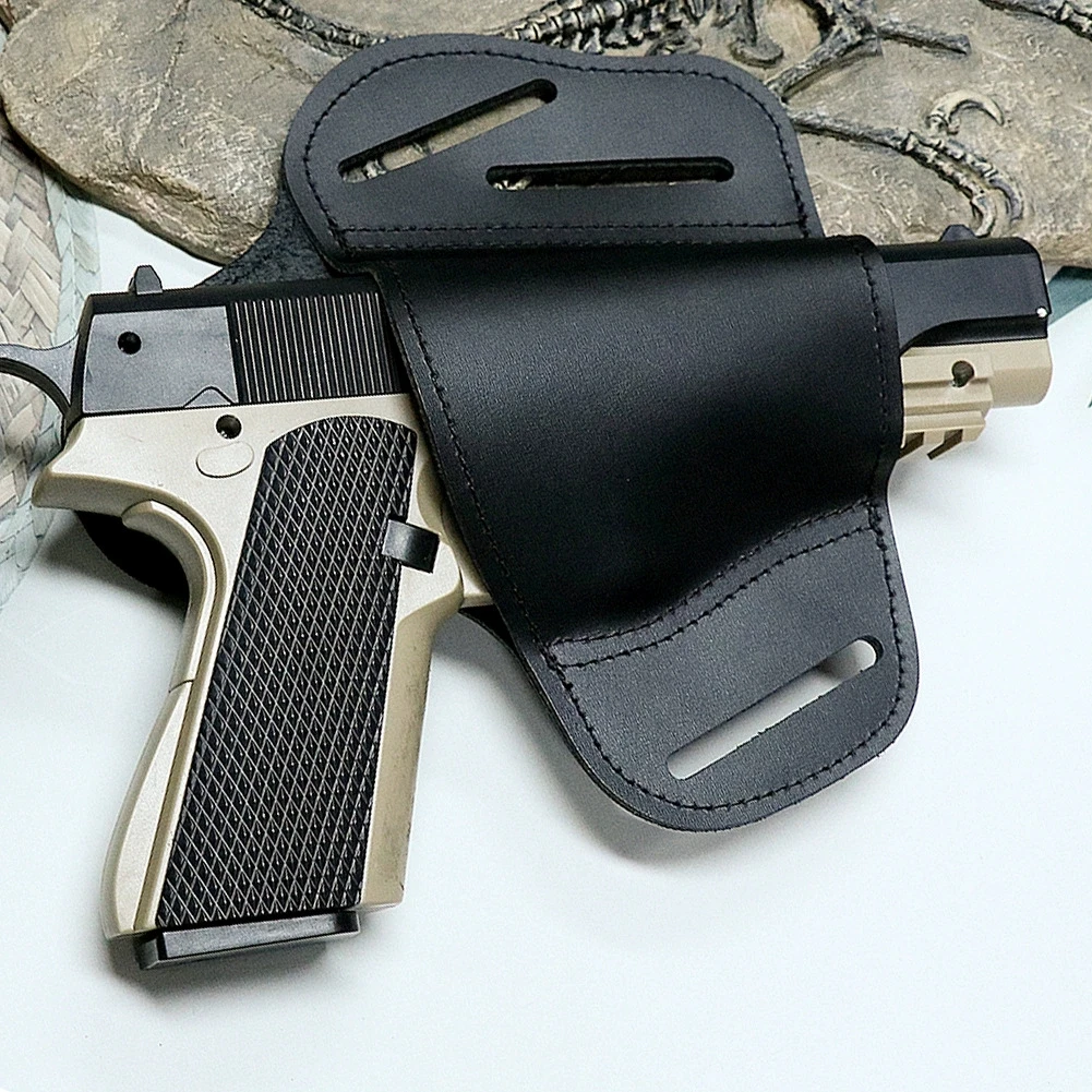 Adecuado para Glock 17 19 22 23 Sig Aisser P226 P229 Ruger 92 M92 equipo de funda de pistola oculta de cuero