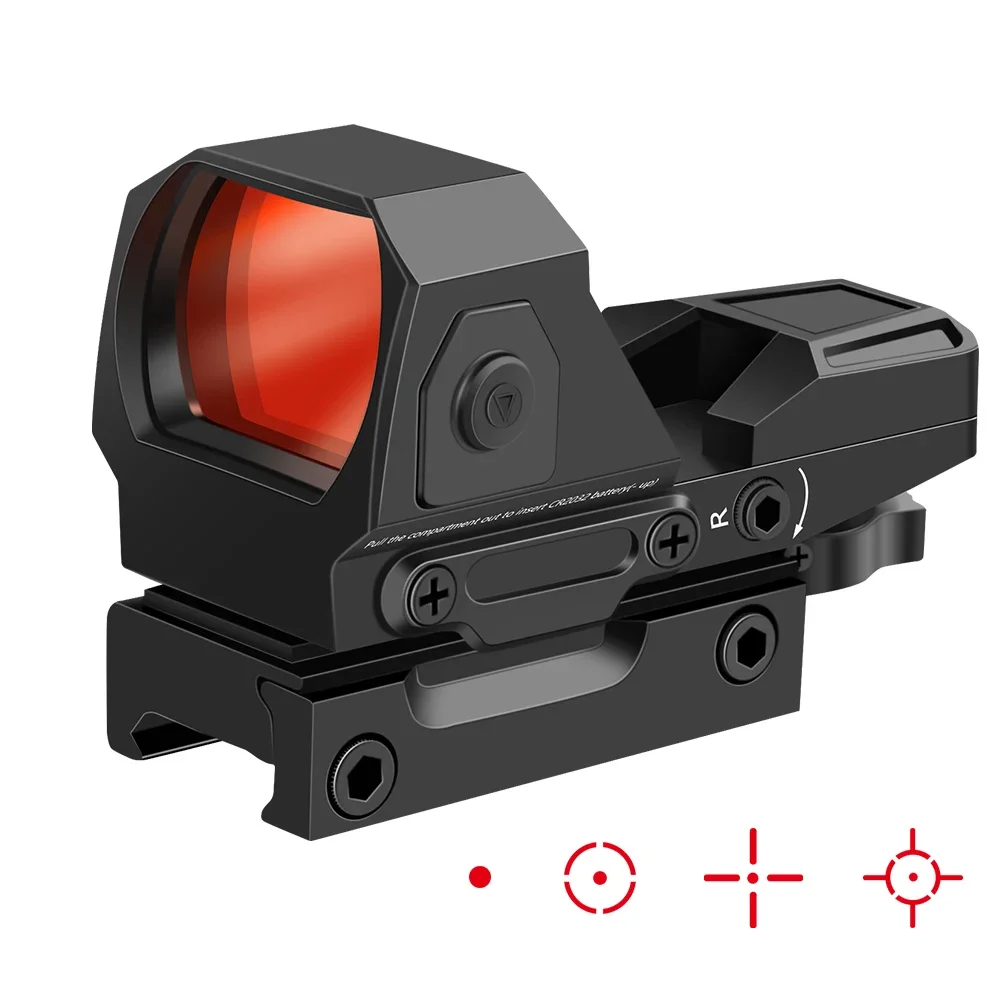 Mira táctica reflex 1x22x33 con punto rojo