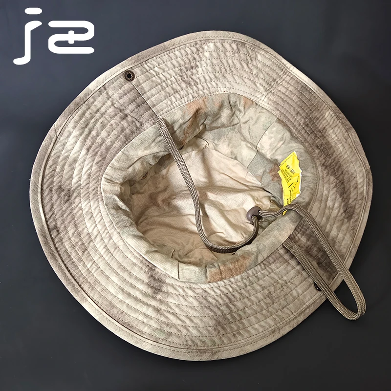 Visera redonda plegable para deportes al aire libre, gorra táctica de camuflaje para pesca y montañismo - imagen 2