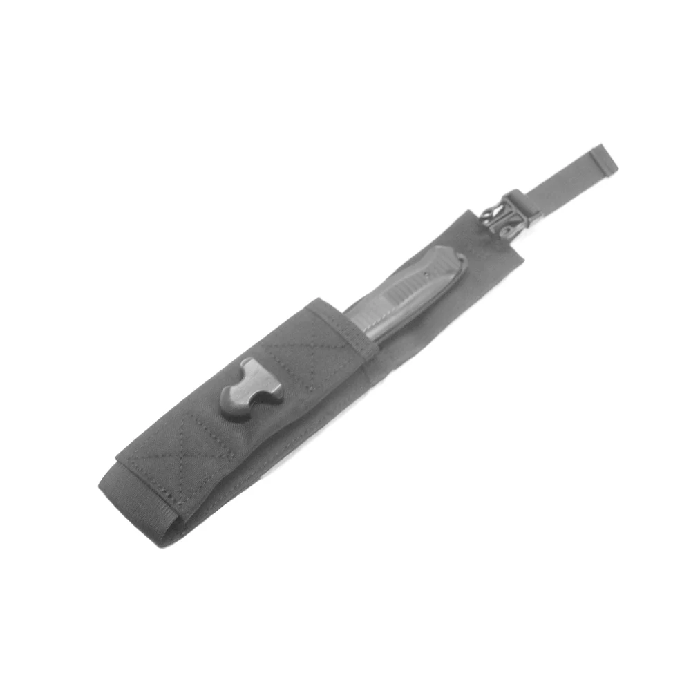 Funda táctica Molle para linterna, cinturón de servicio, estuche de transporte, mochila militar, herramientas de fijación, bolsa de linterna LED - imagen 2