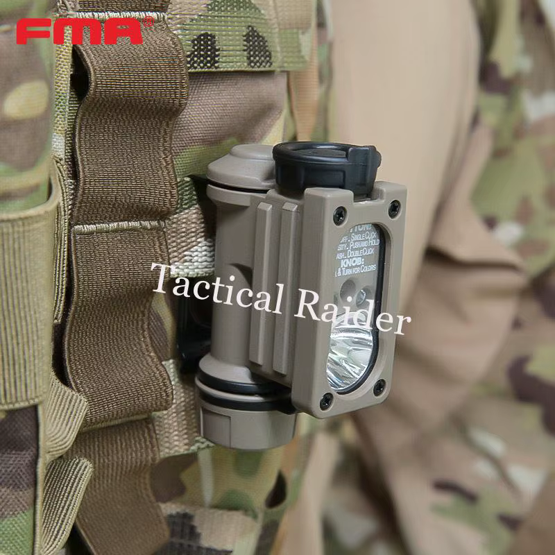 FMA Linterna táctica frontal IR con luz de emergencia tricolor - imagen 3
