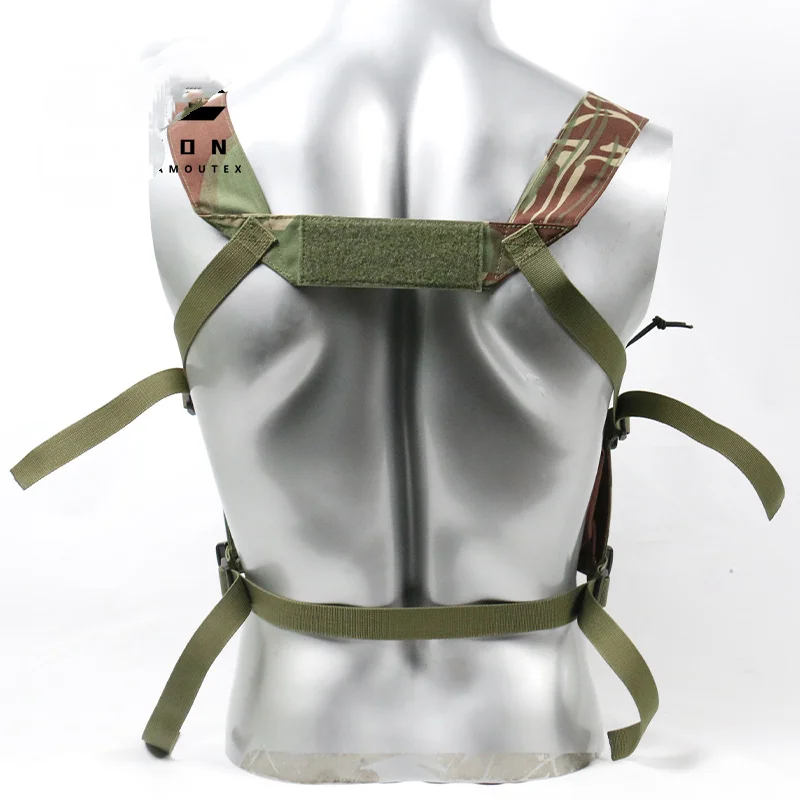 RODESIA-Conjunto de aparejo de pecho Modular de nailon, chaleco táctico ajustable, Camuflaje 500D - imagen 4
