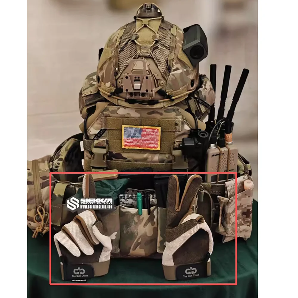 Guante táctico para exteriores remasterizado TGG, entrenamiento de verano, pantalla táctil, Camping, montar, transpirable, ligero, antideslizante - imagen 3