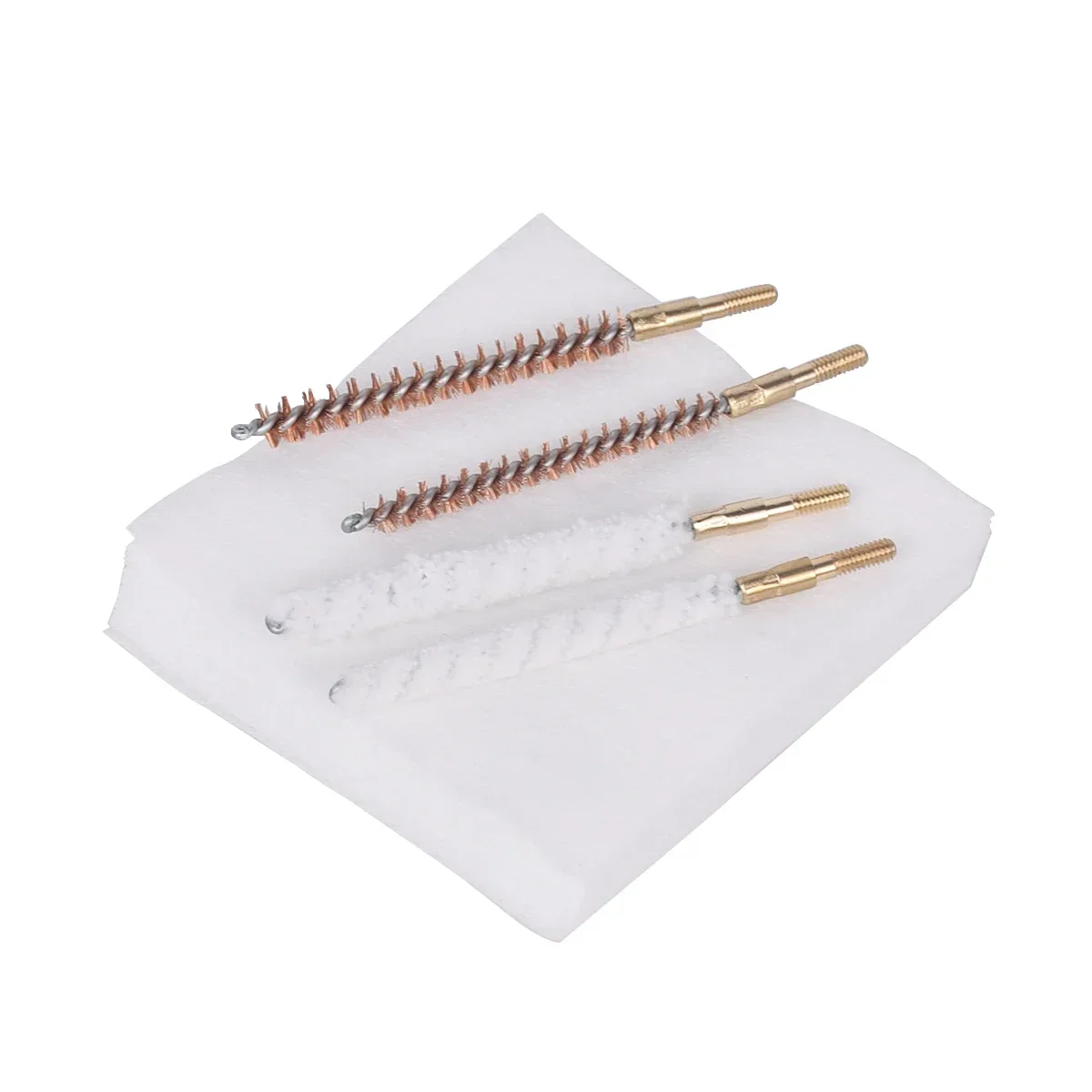 Kit de limpieza de barril de caza táctico, 177 y 22 Rifle, pistola, cepillo para pistola de aire, limpiador de pistola corta, Kit de cepillos de cerdas de alambre Airsoft - imagen 4