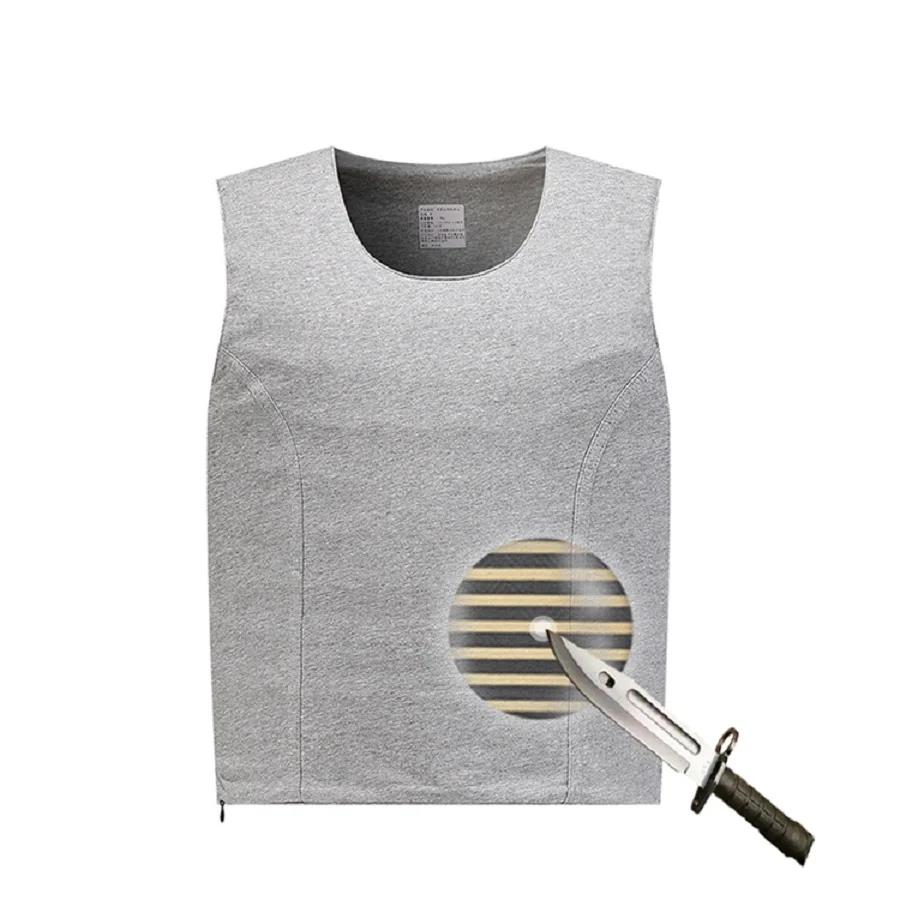 Chaleco táctico a prueba de puñaladas de nivel 5, chaleco de seguridad de fibra de carbono, ropa protectora de seguridad antipuñaladas oculta suave, ropa de autodefensa - imagen 3