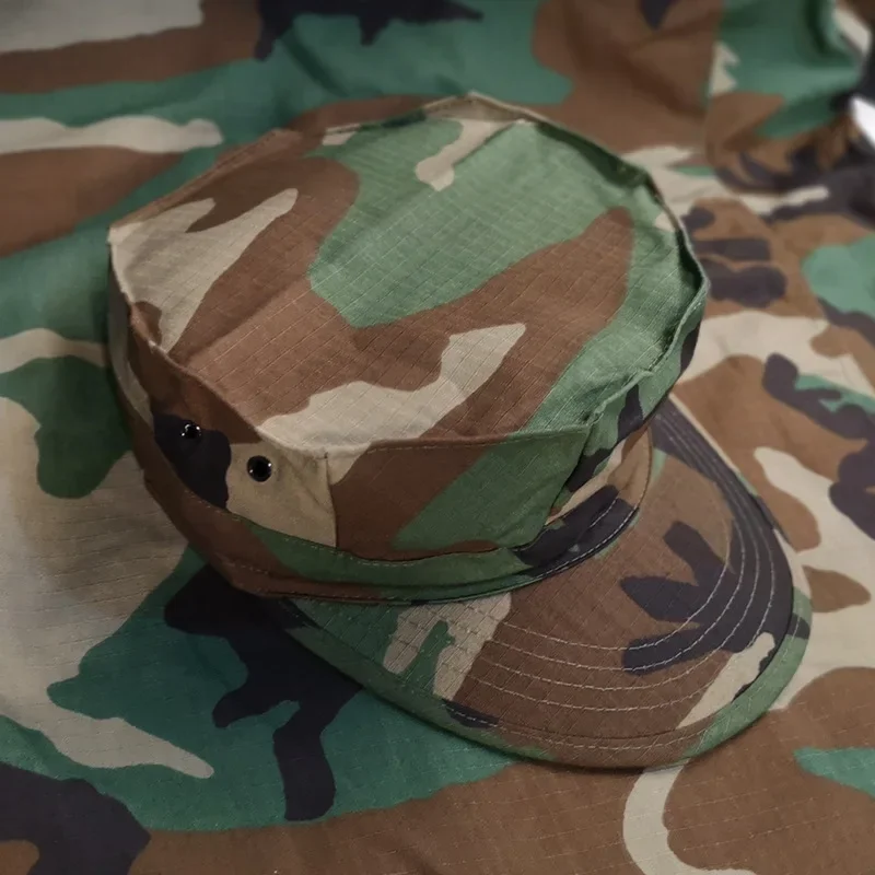 Gorra octogonal táctica Airsoft, sombrero de camuflaje de entrenamiento militar, accesorios de caza de estilo soldado de combate, sombrero Airsoft de camuflaje del ejército - imagen 4