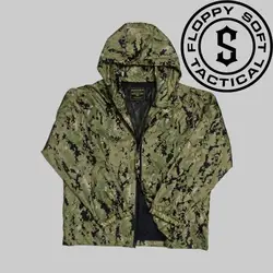 Cortavientos táctico impermeable AOR2 tigre verde – exterior