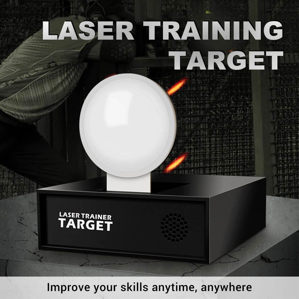 Objetivo láser de fuego seco, sistema de entrenamiento de fuego seco por inducción infrarroja, entrenador láser con sonido reactivo y práctica de disparo ligero - imagen 5