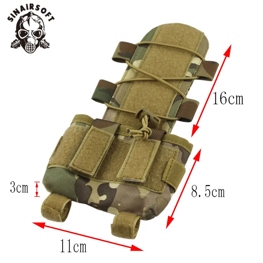Bolsa de batería para casco táctico SINAIRSOFT, paquete de batería MK2, paquete de contrapeso para casco, accesorios para casco de caza Airsoft - imagen 2
