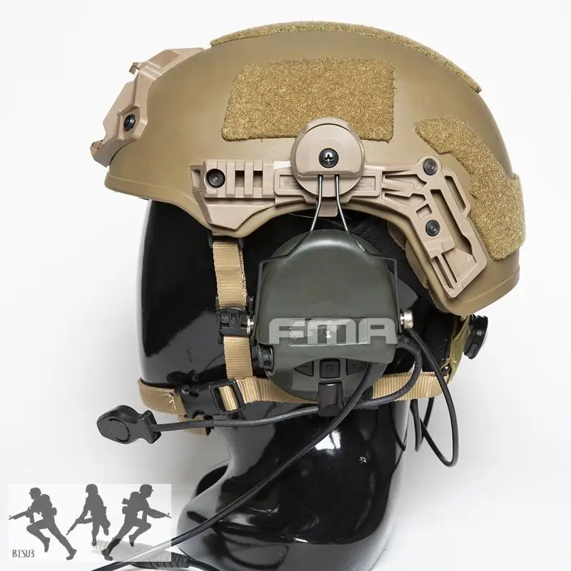 FMA Tactical Wendy Helmet EX 3.0 TW Team Headset Buckle Bracket Rail Adapter Airsoft Hunting Helmet Accessories - imagen 3