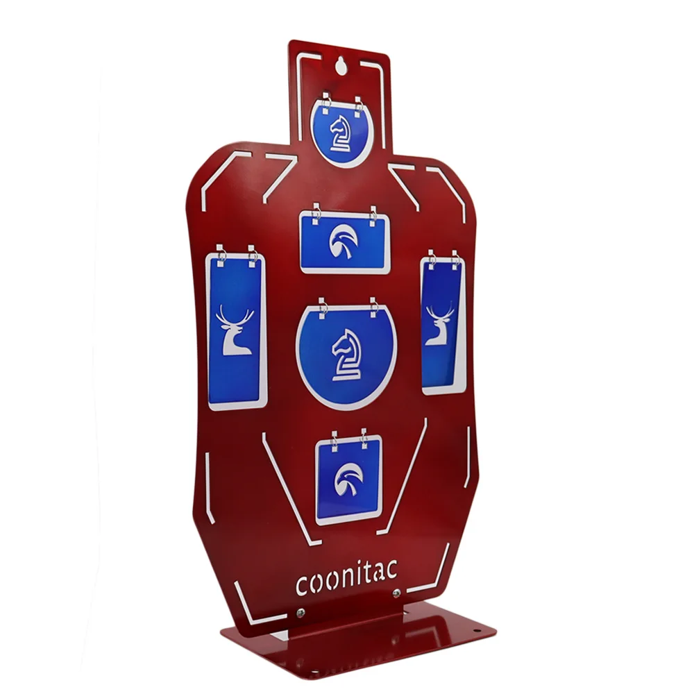 Objetivo táctico de entrenamiento de tiro, acero inoxidable, Airsoft, Metal, Multicolor, novedad - imagen 2