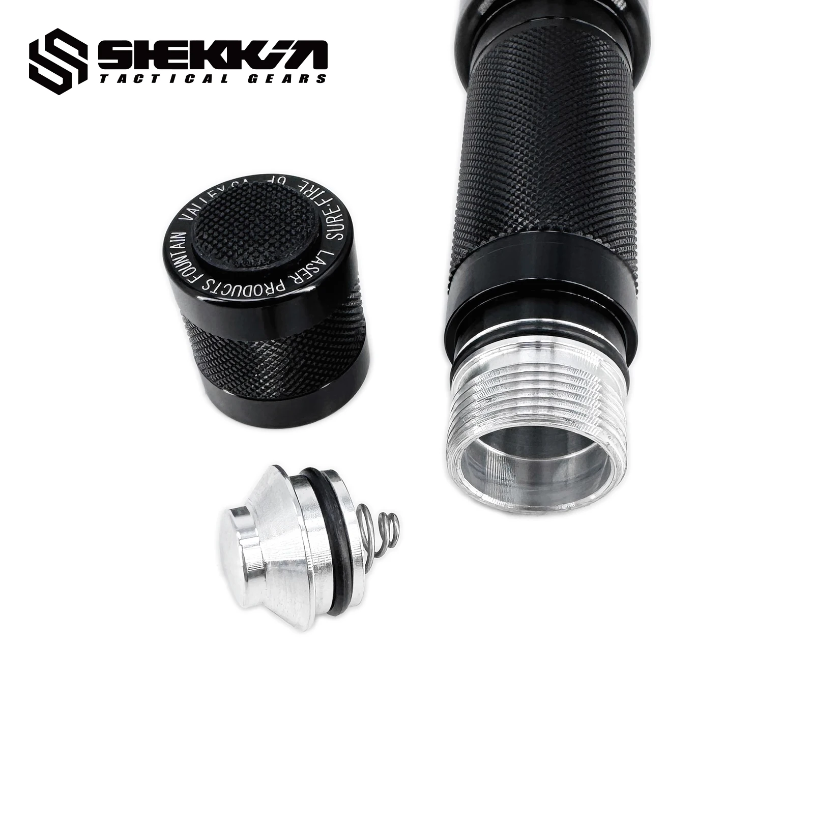 Shekkingears-linterna táctica, réplica de linterna estilo Surefire 6P, antiguo aprendizaje, sello Delta CAG, DG, amor de usar - imagen 4