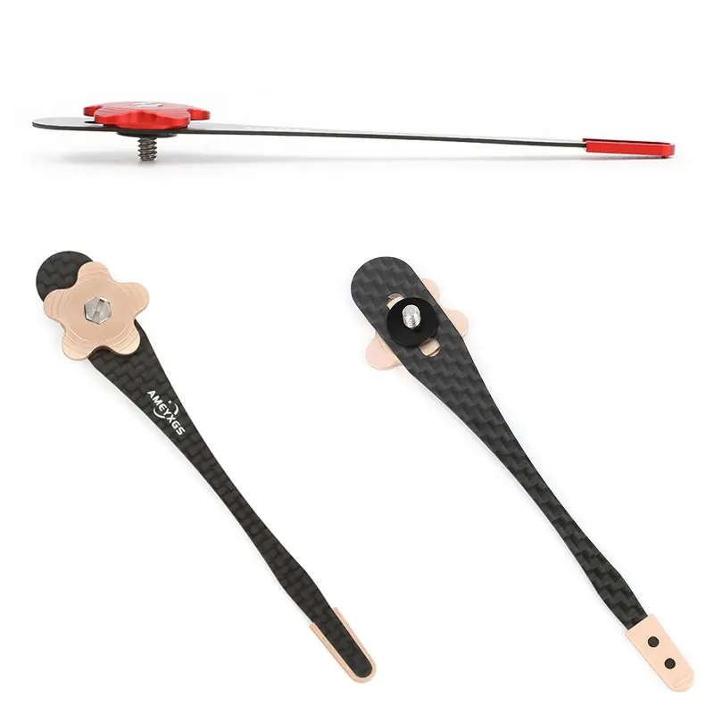 Arco recurvo Clicker hoja de fibra de carbono tiro con arco Clicker hoja de señal longitud de dibujo fija para juego de competición tiro al objetivo - imagen 4