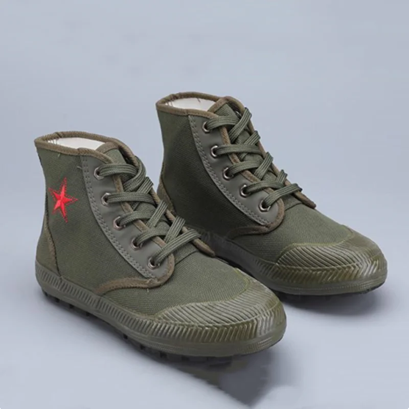 Zapatos de escalada para senderismo al aire libre de alta calidad para hombre y mujer, botas de trabajo de lona con Triple protección antipinchazos, zapatillas deportivas para senderismo - imagen 3