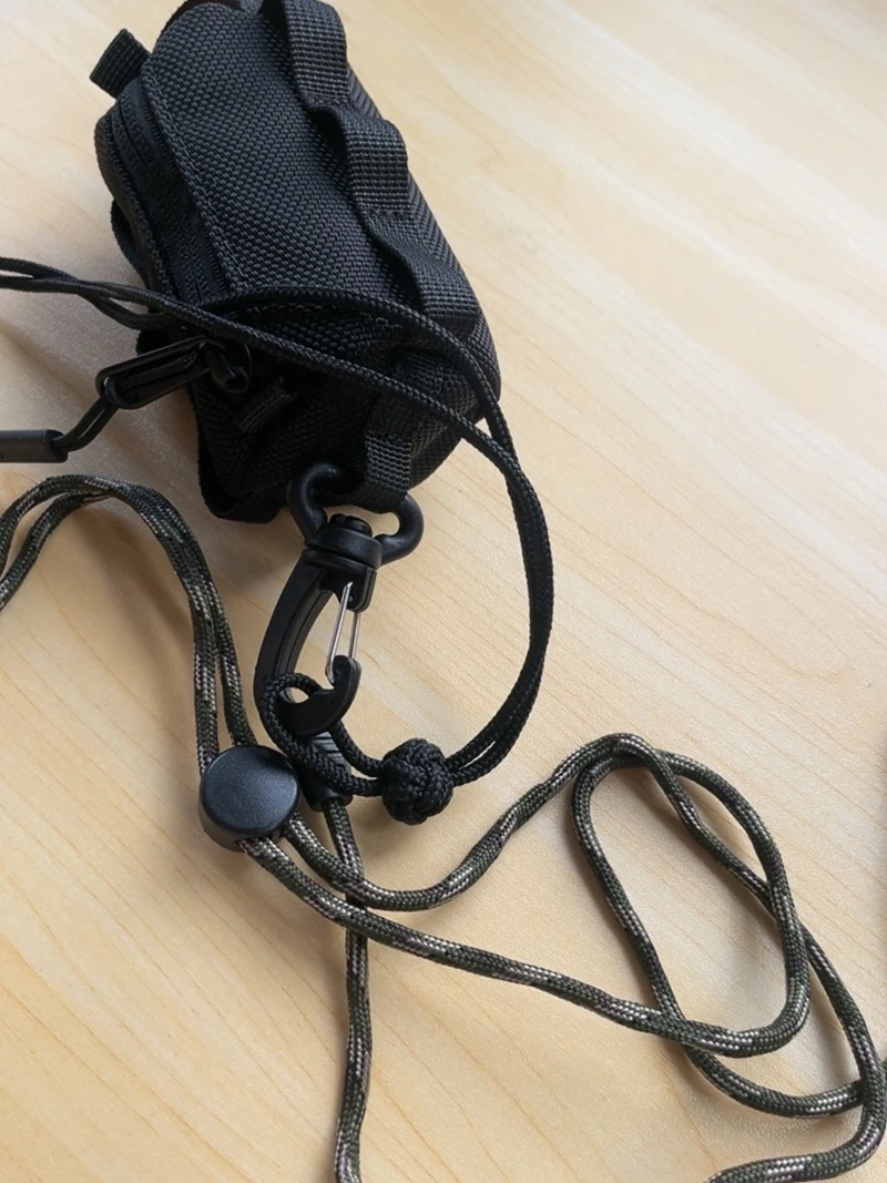 Bolsa colgante funcional de nailon balístico EDC, Mini bolsa de barril redonda - imagen 5