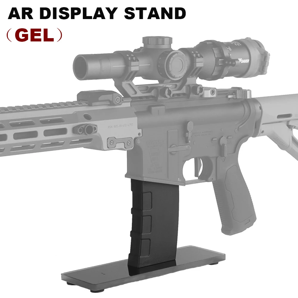 Expositor rifle AR15 y M4 – Soporte estante para airsoft y caza