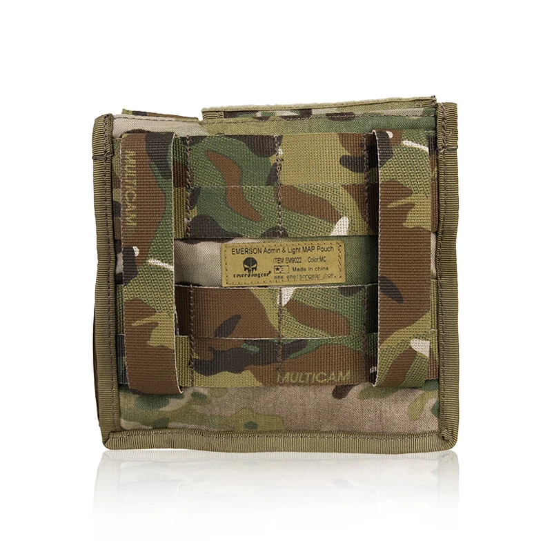 Emersongear Admin Light Map bolsa de almacenamiento bolsa propuesta paquete Panel Molle Loop gancho senderismo caza al aire libre Nylon EM9022 - imagen 3